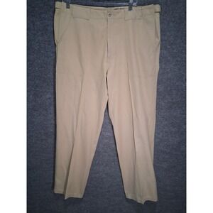 Tommy Bahama Relax Silk Blend Cotton Khaki Tan Pants Men's Size 35